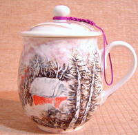 杯子(黃禎作 台灣百合) 茶杯 珍品典藏