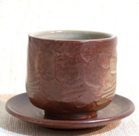 采岩(小) 茶杯及墊  銅咖