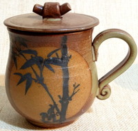  茶杯 (彩妮 銅咖)  彩繪鶯歌陶瓷杯訂製