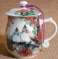 杯子(黃禎作 狀元春鳥) 茶杯 珍品典藏
