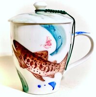 (黃禎作 山中傳奇) 陶瓷茶杯 珍品典藏   