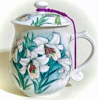 杯子(黃禎作  縱情山水) 彩繪陶瓷